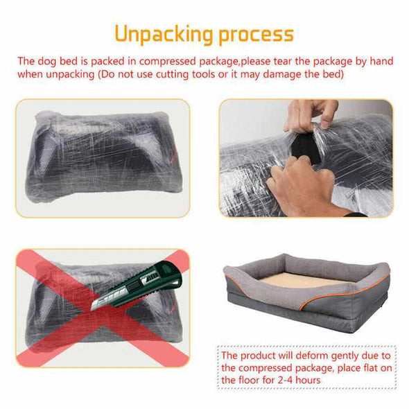 Extra Large Jumbo Orthopedic Dog Bed - Aroflit