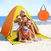 Family - Size Pop Up Beach Tent, Outdoor Sun Shelter Canopy for 5 People - Aroflit