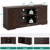 Farmhouse Coffee Bar Cabinet With Storage, Adjustable Shelves - Aroflit