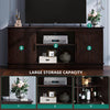 Farmhouse Coffee Bar Cabinet With Storage, Adjustable Shelves - Aroflit