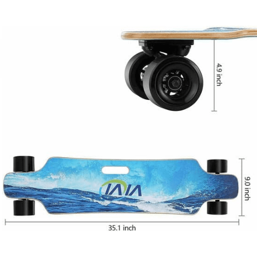 Fast Electric Motorized Remote Controlled Skateboard Longboard – 12.4 MPH - Aroflit