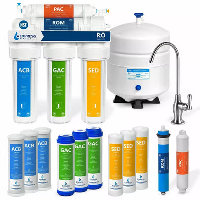 Filtered Water System for Home – 5 - Stage RO Filtration, Leak Detection - Aroflit