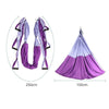 Flexible Aerial Silk Yoga Hammock Swing, Durable, Adjustable, Portable - Aroflit