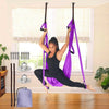 Flexible Aerial Silk Yoga Hammock Swing, Durable, Adjustable, Portable - Aroflit