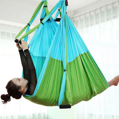 Flexible Aerial Silk Yoga Hammock Swing, Durable, Adjustable, Portable - Aroflit