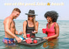 Floating Poker Table Game Tray for Poolside, Beach & Indoor Fun - Aroflit