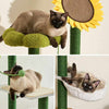 Flower Cat Climbing Condo Tower Tree With Litter Box - Aroflit