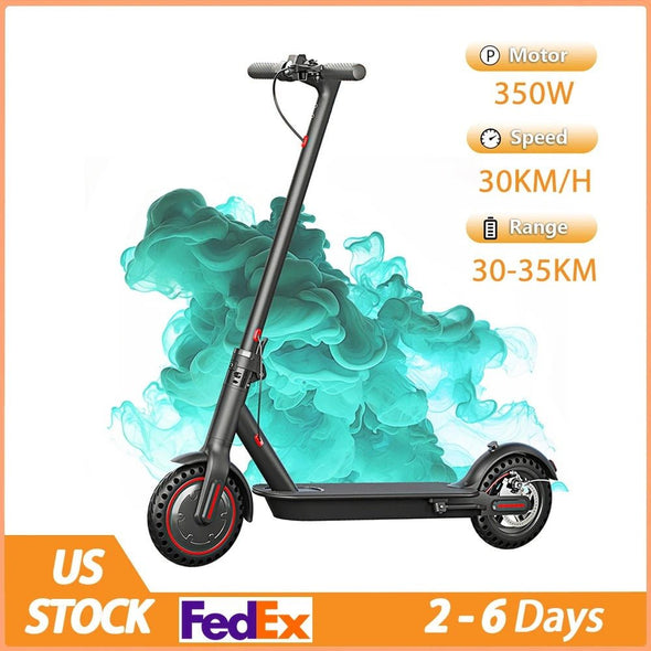 Foldable Electric Scooter – 350W Motor, 19 MPH, 19 - Mile Range, App - Controlled - Aroflit