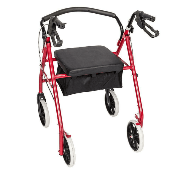 Foldable Rolling Walker for Seniors with Seat, Wheels - Aroflit