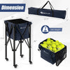 Foldable Tennis Ball Hopper Basket, Lightweight & Portable Storage - Aroflit