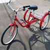 Folding Adult Three - Wheel Tricycle Bike with Basket and 26" Wheels - Aroflit