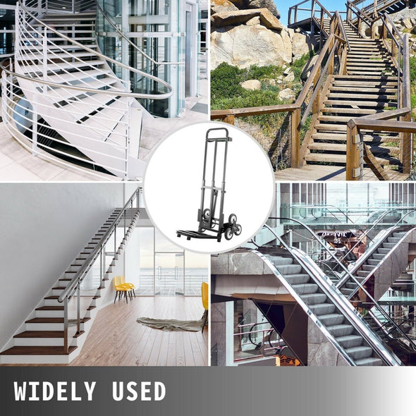 Folding Hand Truck Dolly 460lbs Capacity for Stairs and Heavy Loads - Aroflit