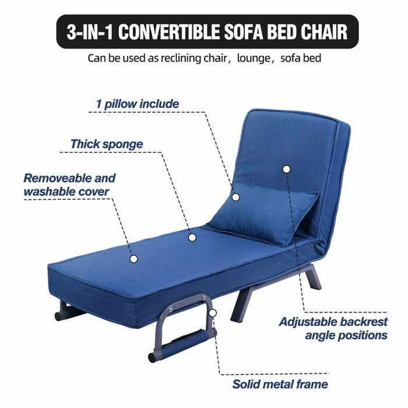 Folding Sofa Bed Chair - Aroflit