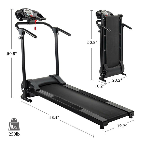 Folding Treadmill Electric Motorized Power Running Jogging Fitness Machine - Aroflit