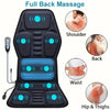 Full Back Massager with Heat, 9 Vibration Motors & Adjustable Support - Aroflit