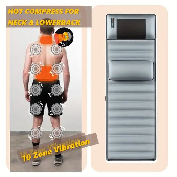 Full Body Massage Mattress with Heat and Vibration for Stress Relief - Aroflit