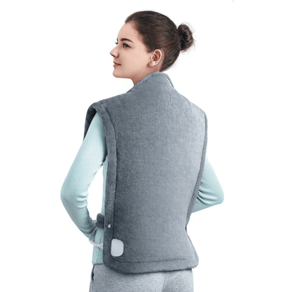 Full Coverage Portable Neck Shoulder Back Pain USB Heating Pad - Aroflit