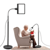 Full - Page 5X Magnifying Glass Floor Lamp with Adjustable LED Lighting - Aroflit