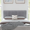 Full Queen - Sized Tufted Fabric Headboard for Elegant Bedroom Decor - Aroflit