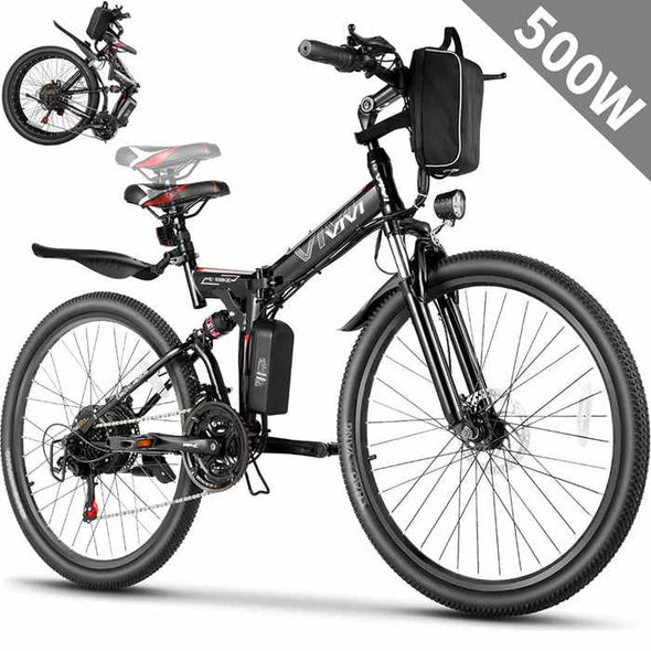 Full Suspension Foldable Electric Mountain Bike - Aroflit
