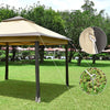 Gazebo Tent with Netting and Carry Bag - Waterproof & Pop - Up Design - Aroflit