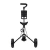 Golf Walking Push Cart, Lightweight Foldable Bag Carrier with Storage - Aroflit