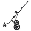 Golf Walking Push Cart, Lightweight Foldable Bag Carrier with Storage - Aroflit