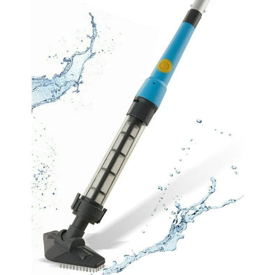 Handheld Pool Vacuum Cleaner – Cordless, 69 - Inch Telescopic Pole - Aroflit