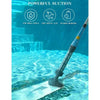 Handheld Pool Vacuum Cleaner – Cordless, 69 - Inch Telescopic Pole - Aroflit