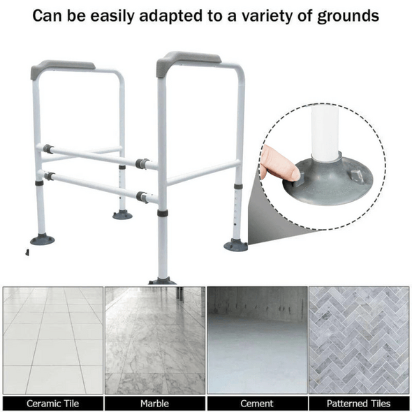 Handicap ﻿Toilet Safety Assist Grab Rails Bars Frame - Aroflit