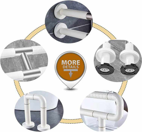 Handicap ﻿Toilet Safety Assist Grab Rails Bars Frame - Aroflit