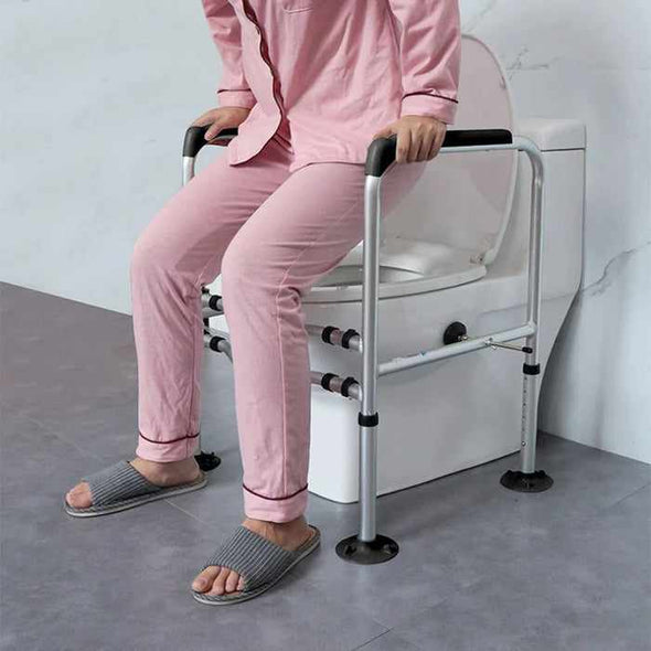 Handicap Toilet Safety Grab Bar Assist Frame Rails - Aroflit