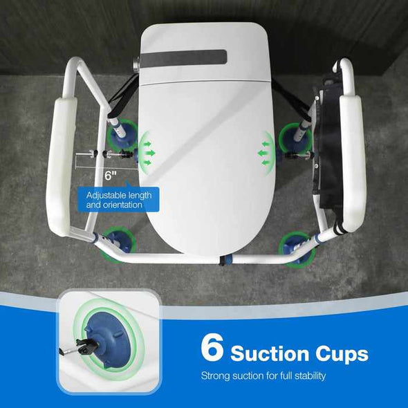 Handicap Toilet Safety Grab Bar Assist Frame Rails - Aroflit