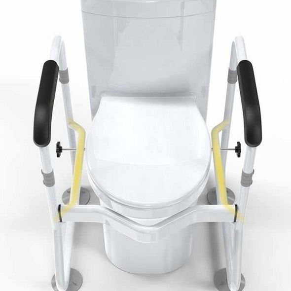 Handicap Toilet Safety Grab Bar Assist Frame Rails - Aroflit