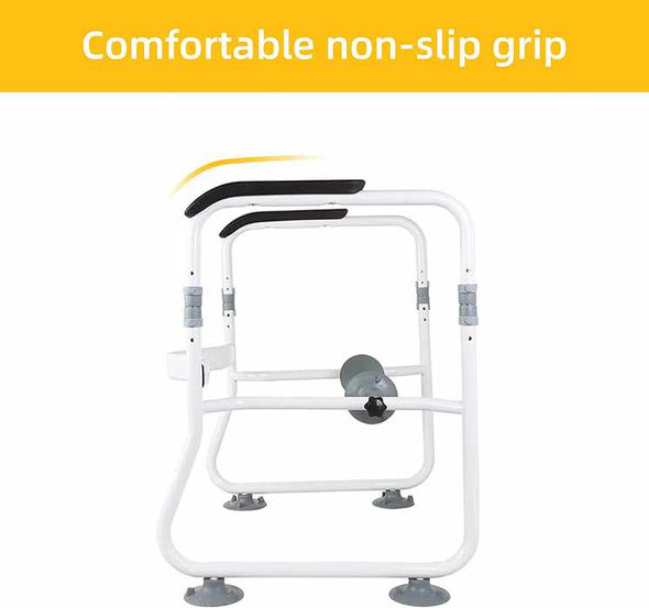 Handicap Toilet Safety Grab Bar Assist Frame Rails - Aroflit