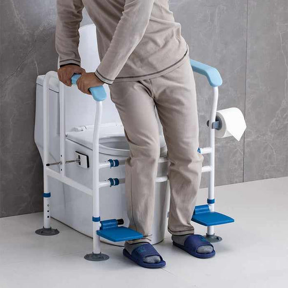 Handicap Toilet Safety Grab Bar Assist Frame Rails - Aroflit