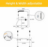 Handicap Toilet Safety Grab Bar Assist Frame Rails - Aroflit