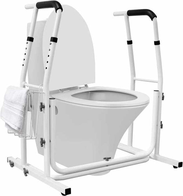 Handicap Toilet Safety Grab Bar Assist Frame Rails - Aroflit