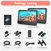 Headrest DVD Player for Car, 10.5” Dual Screen with Long Battery Life - Aroflit