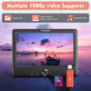 Headrest DVD Player for Car, 10.5” Dual Screen with Long Battery Life - Aroflit