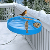 Heated Winter Garden Bird Bath for Hummingbirds, Feeding & Bathing - Aroflit