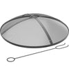 Heavy Duty 30 - Inch Wood Burning Fire Pit, Safe & Stylish Outdoor Fun - Aroflit