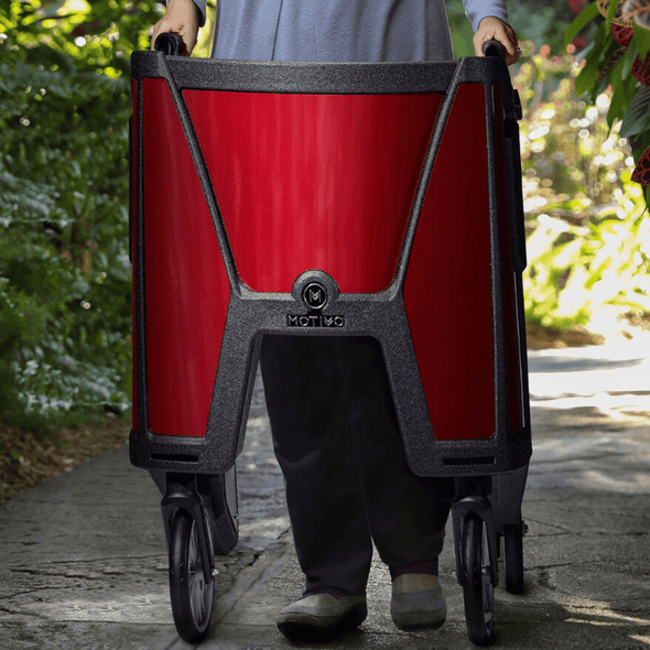 Heavy Duty 4 Wheel Elderly Mobility Walker Rollator With Seat - Aroflit
