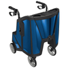 Heavy Duty 4 Wheel Elderly Mobility Walker Rollator With Seat - Aroflit