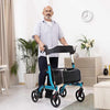 Heavy Duty 4 Wheel Lightweight Rollator Walker With Seat - Aroflit