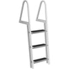 Heavy Duty Aluminum Pool & Boat Deck Ladder, Rust - Resistant, 350 lbs - Aroflit