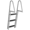 Heavy Duty Aluminum Pool & Boat Deck Ladder, Rust - Resistant, 350 lbs - Aroflit