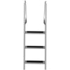 Heavy Duty Aluminum Pool & Boat Deck Ladder, Rust - Resistant, 350 lbs - Aroflit