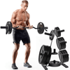 Heavy Duty Bumper Plate Storage Weight Tree Rack for Home Gym - Aroflit