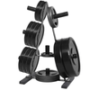 Heavy Duty Bumper Plate Storage Weight Tree Rack for Home Gym - Aroflit